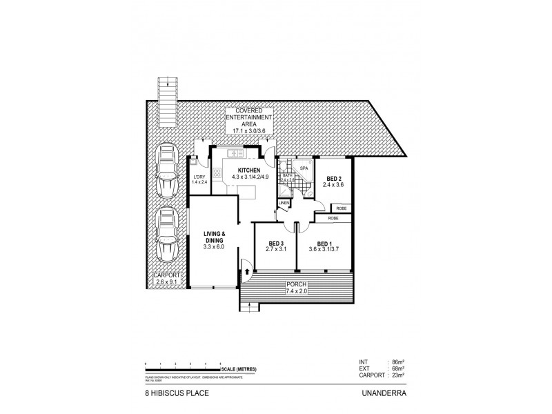 8 Hibiscus Place, Unanderra NSW 2526 Floorplan