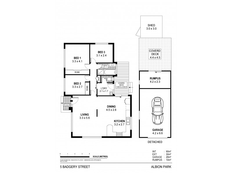 5 Badgery Street, Albion Park NSW 2527 Floorplan