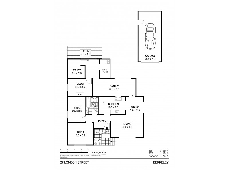 27 London Street, Berkeley NSW 2506 Floorplan