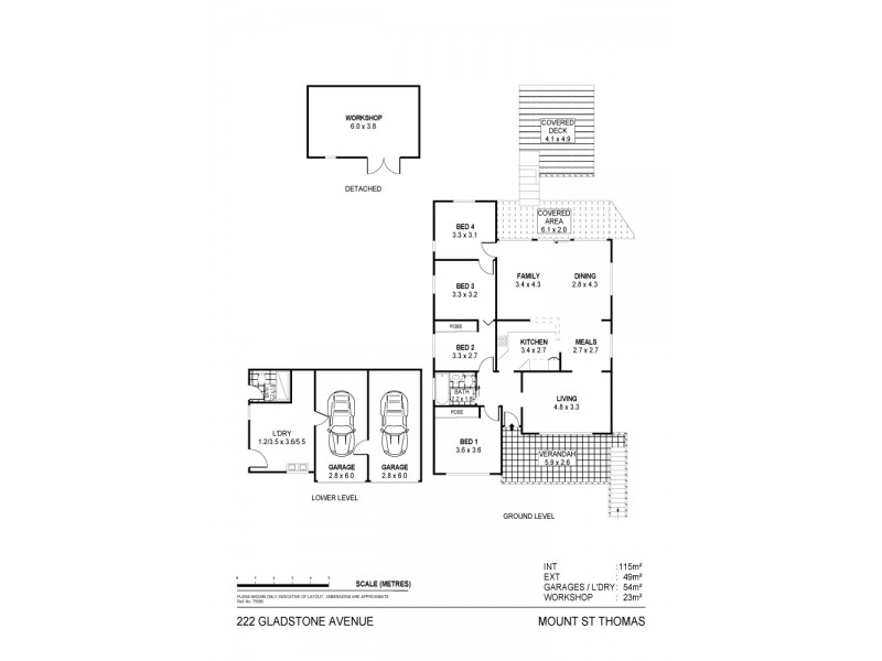 222 Gladstone Avenue, Mount Saint Thomas NSW 2500 Floorplan