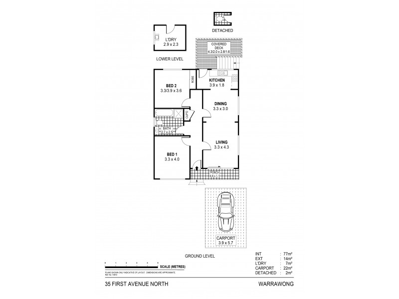 35 First Avenue North, Warrawong NSW 2502 Floorplan