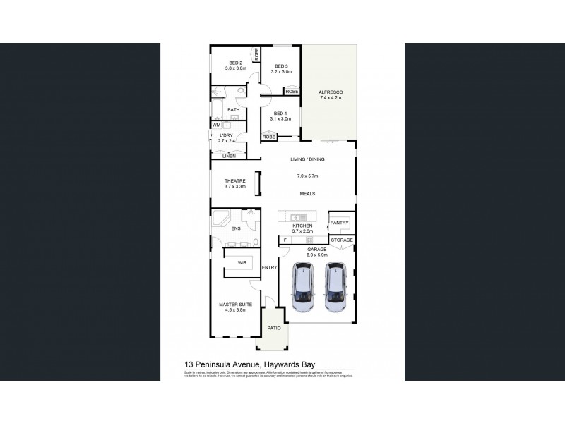 13 Peninsula Avenue, Haywards Bay NSW 2530 Floorplan
