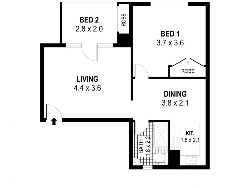 6/30 Smith Street, Wollongong NSW 2500 Floorplan