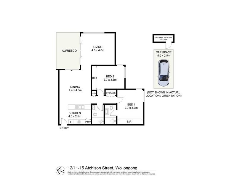 12/11-15 Atchison Street, Wollongong NSW 2500 Floorplan