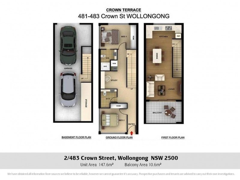 11/483 Crown Street, West Wollongong NSW 2500 Floorplan