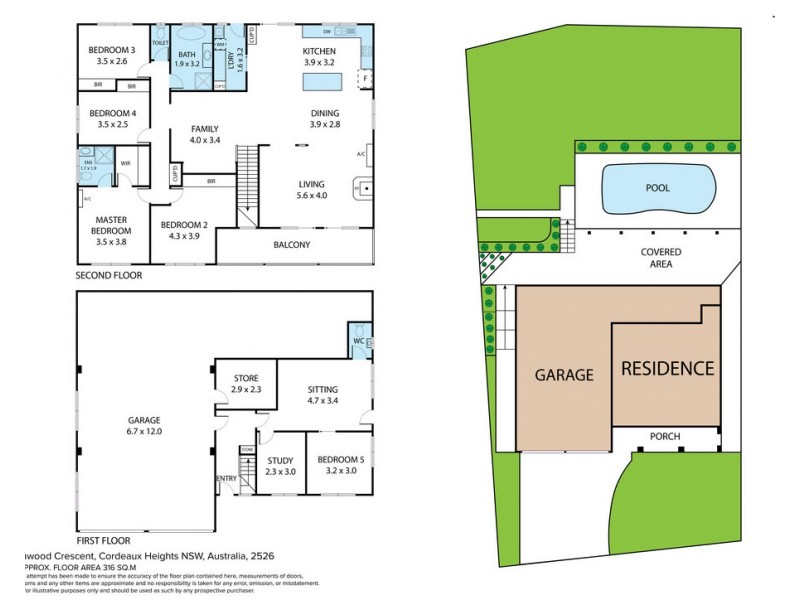 10 Plumwood Crescent, Cordeaux Heights NSW 2526 Floorplan