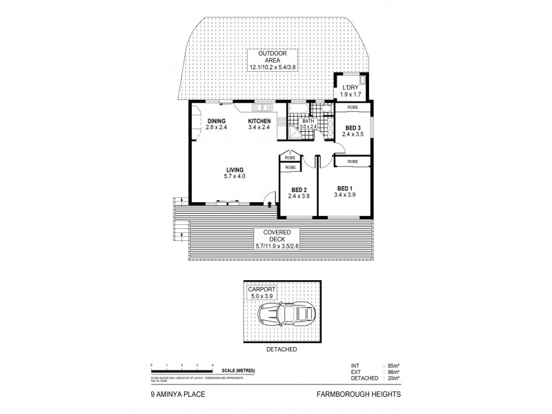 9 Aminya Place, Farmborough Heights NSW 2526 Floorplan