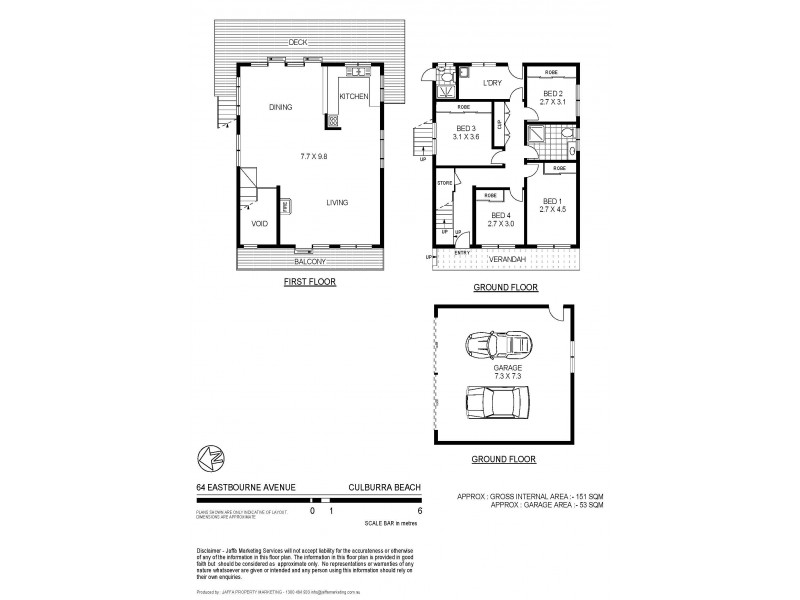 64 Eastbourne Avenue, Culburra Beach NSW 2540 Floorplan