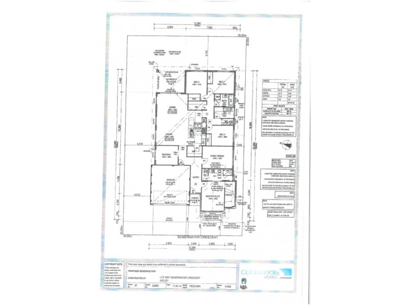 37 Semerwater Cres, Aveley WA 6069 Floorplan