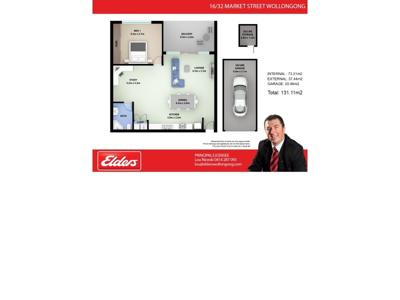 16/22 Market Street, Wollongong NSW 2500 Floorplan