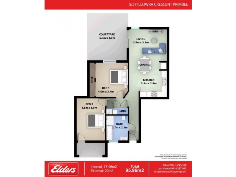 7/57 Illowra Crescent, Primbee NSW 2502 Floorplan