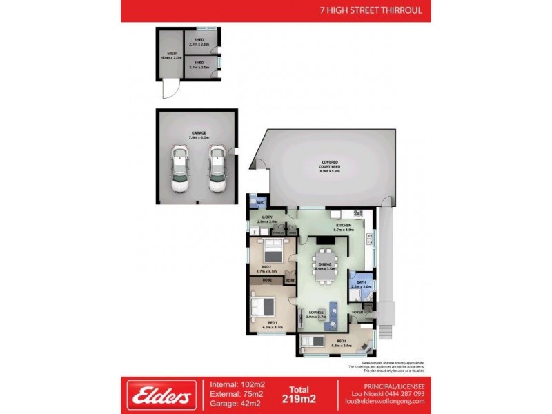 7 High Street, Thirroul NSW 2515 Floorplan