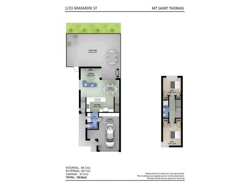 1/23 Grasmere Street, Mount Saint Thomas NSW 2500 Floorplan