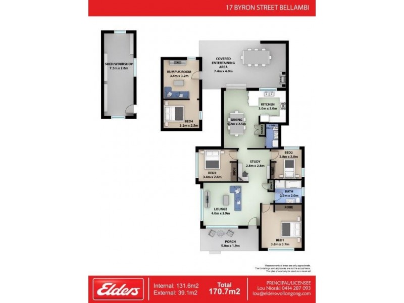15 Byron Street, Bellambi NSW 2518 Floorplan