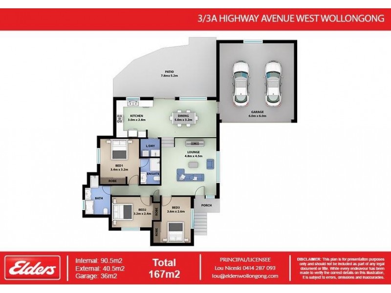 3/3a Highway Avenue, West Wollongong NSW 2500 Floorplan