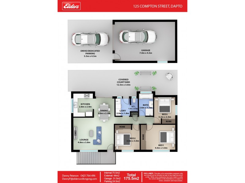 125 Compton Street, Dapto NSW 2530 Floorplan