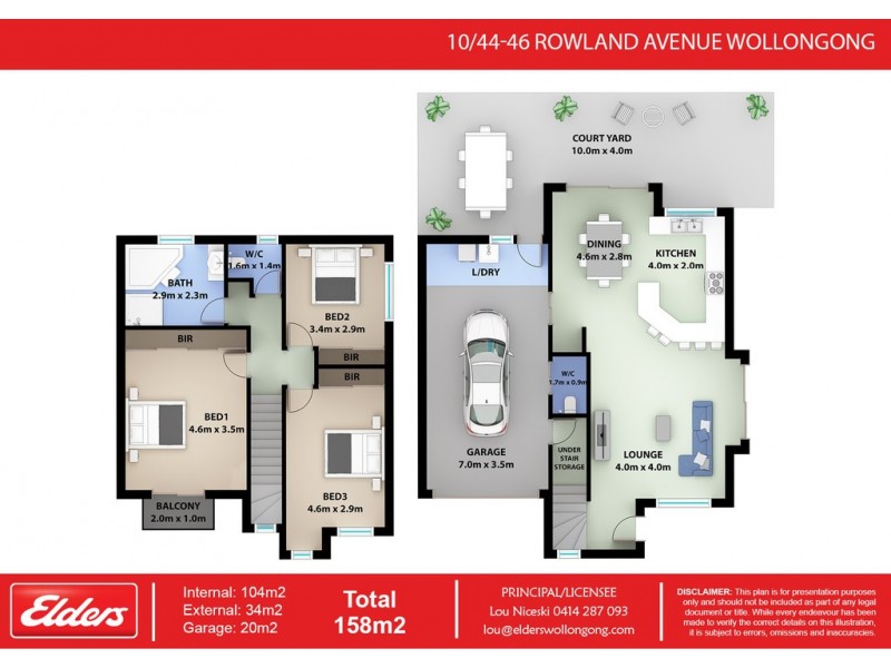 10/44 Rowland Avenue, Wollongong NSW 2500 Floorplan