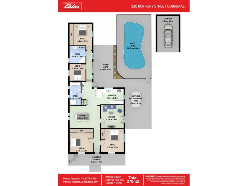 220 Rothery Street, Corrimal NSW 2518 Floorplan