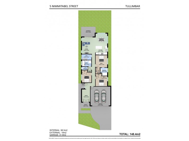 5 Nimmitabel Street, Tullimbar NSW 2527 Floorplan