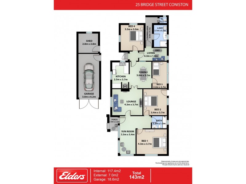 25 Bridge Street, Coniston NSW 2500 Floorplan