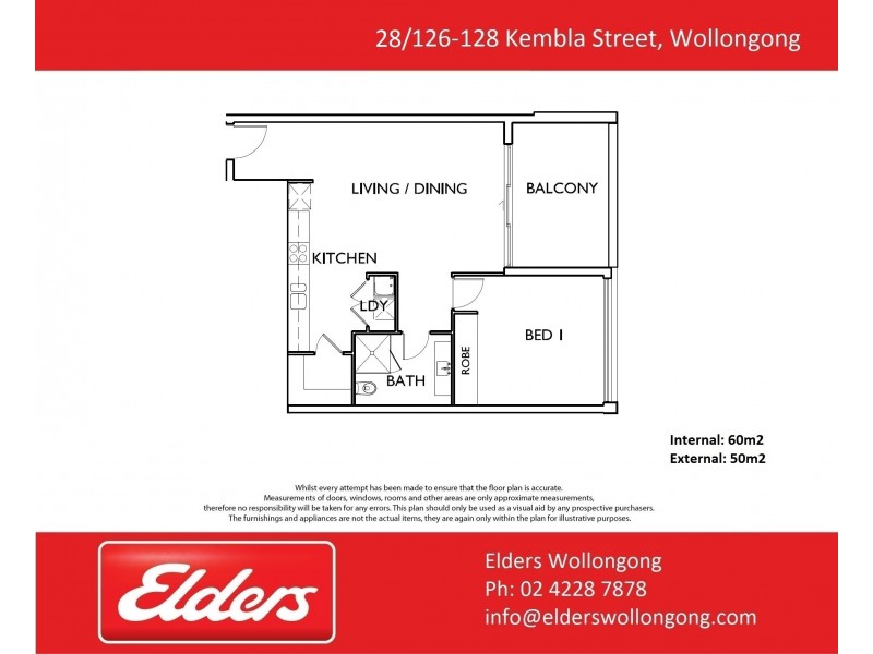 28/126-130 Kembla Street, Wollongong NSW 2500 Floorplan