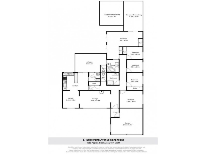 57 Edgeworth Avenue, Kanahooka NSW 2530 Floorplan