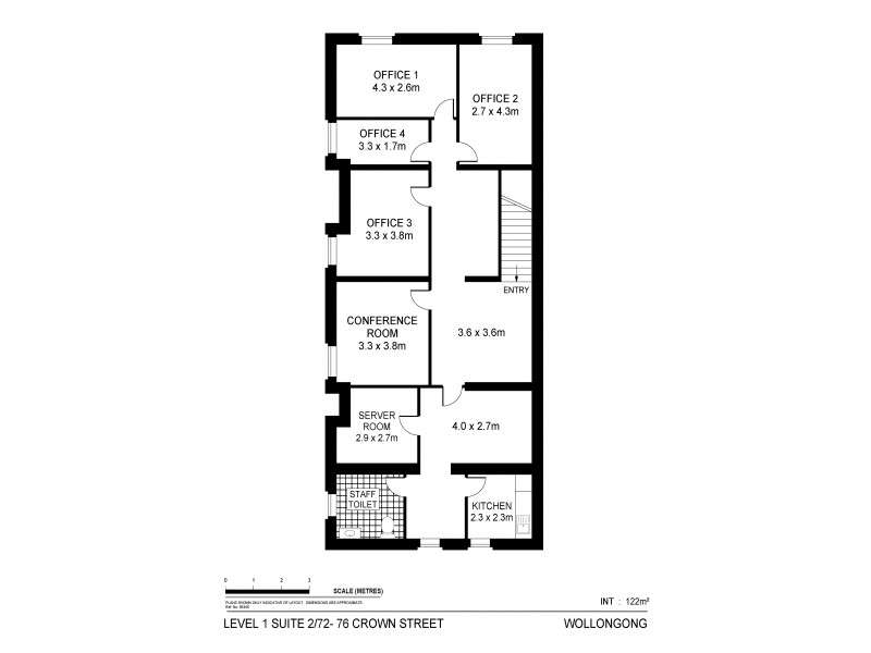 1/72 Crown Street, Wollongong NSW 2500 Floorplan