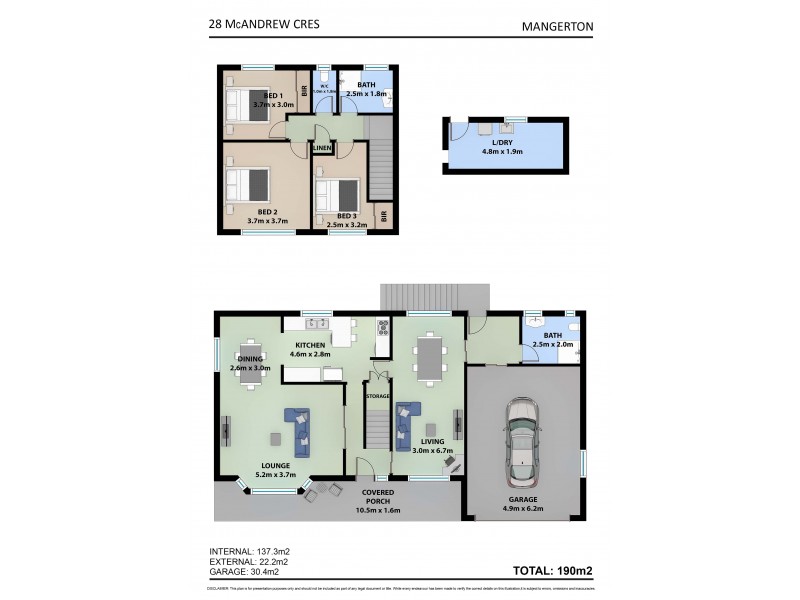 28 McAndrew Crescent, Mangerton NSW 2500 Floorplan