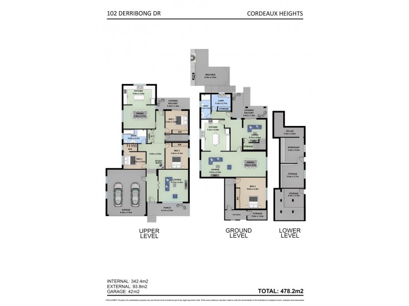 102 Derribong Drive, Cordeaux Heights NSW 2526 Floorplan