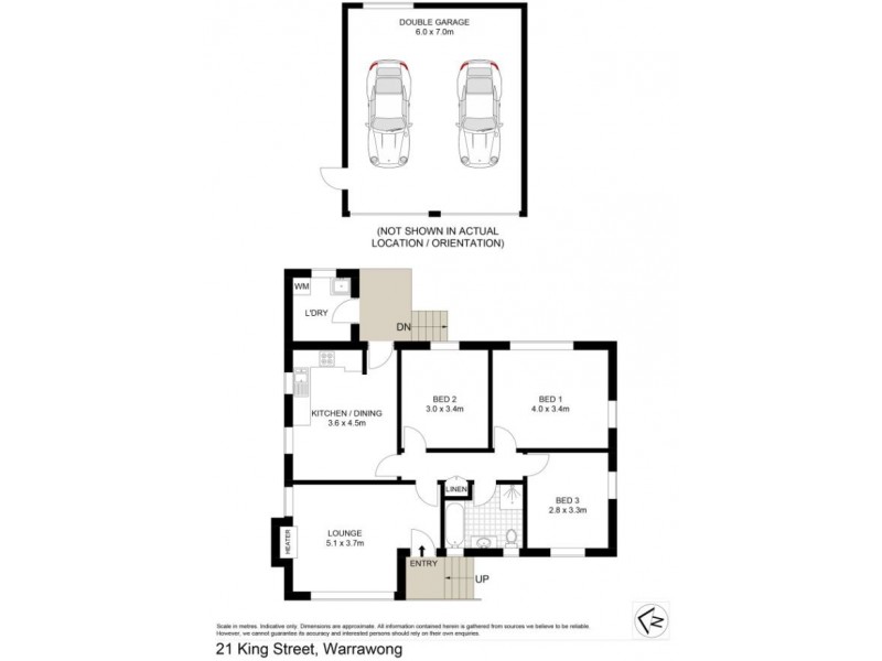 21 King Street, Warrawong NSW 2502 Floorplan