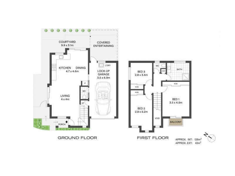 9/44 Rowland Avenue, Wollongong NSW 2500 Floorplan