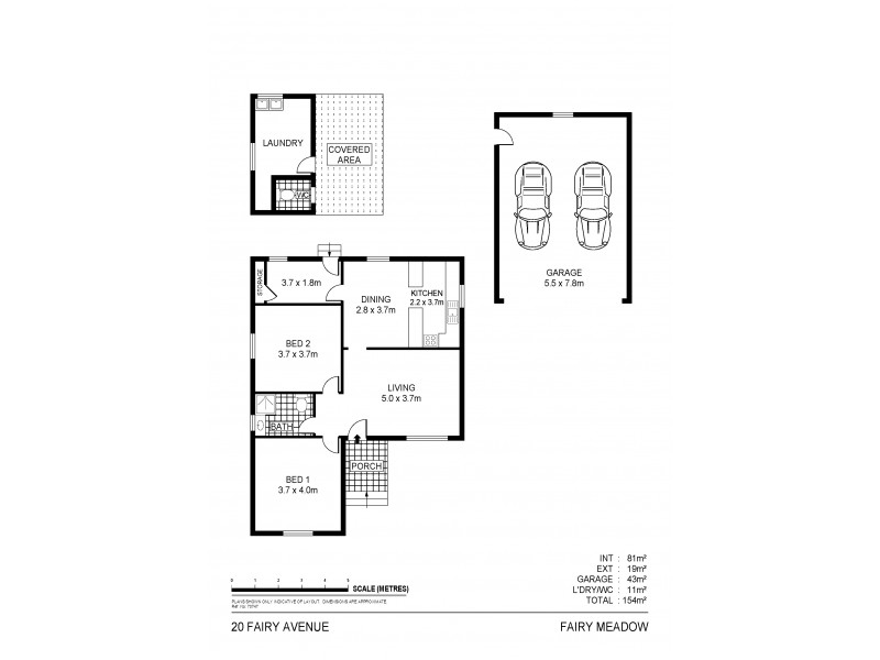 20 Fairy Avenue, Fairy Meadow NSW 2519 Floorplan