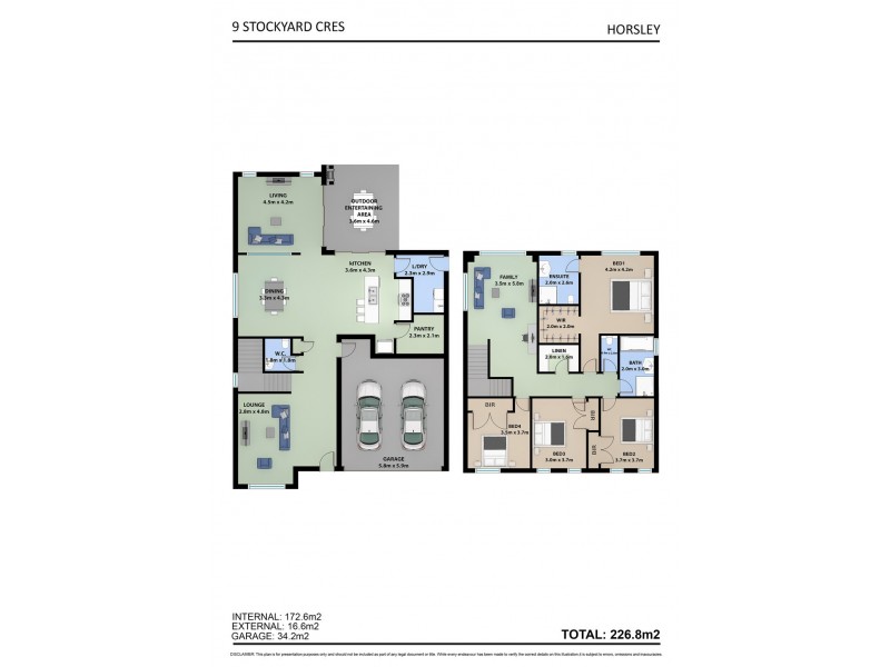9 Stockyard Crescent, Horsley NSW 2530 Floorplan