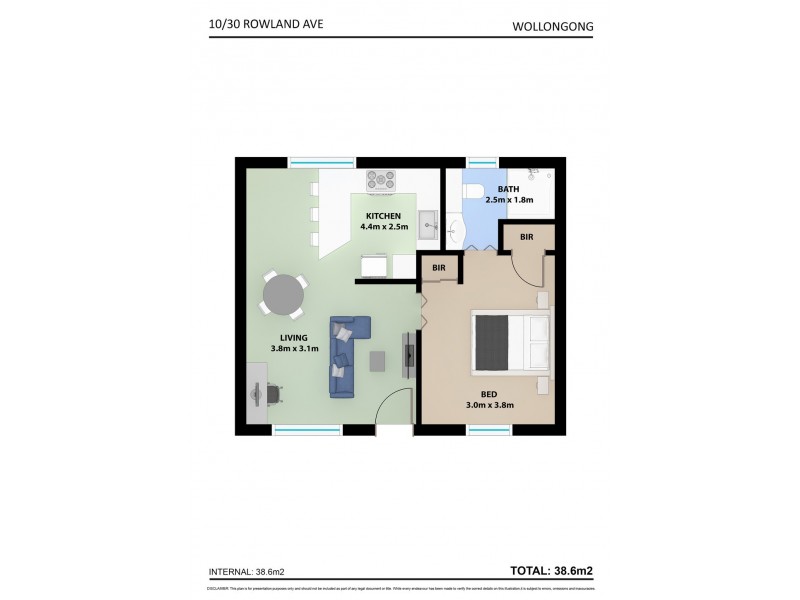 10/30 Rowland Avenue, Wollongong NSW 2500 Floorplan