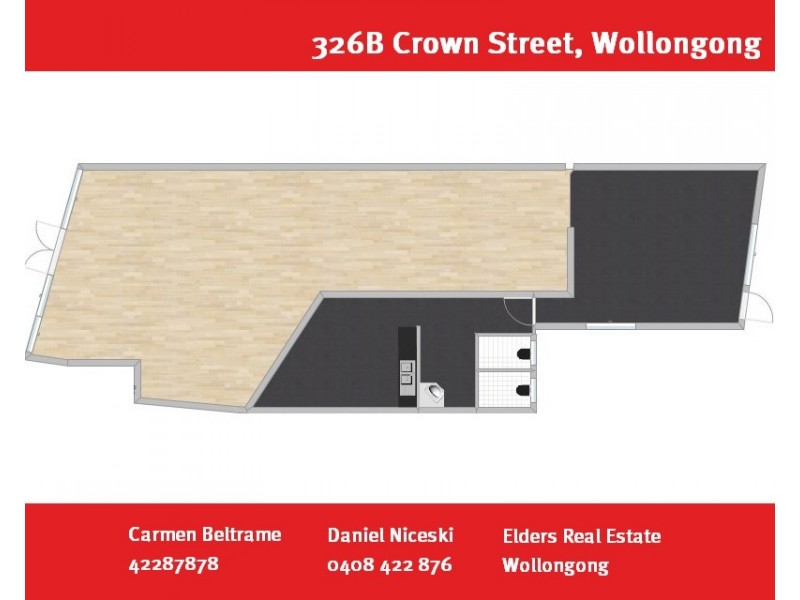 326b Crown Street, Wollongong NSW 2500 Floorplan