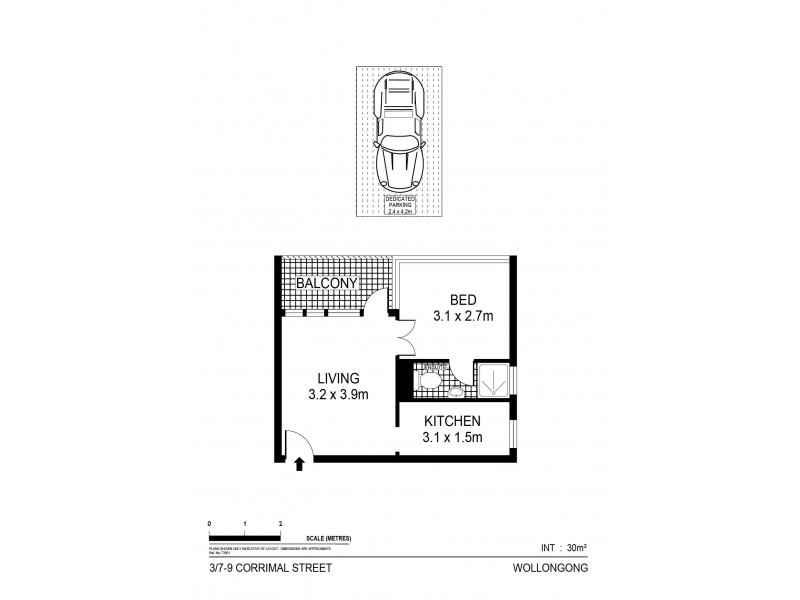 3/7-9 Corrimal Street, Wollongong NSW 2500 Floorplan