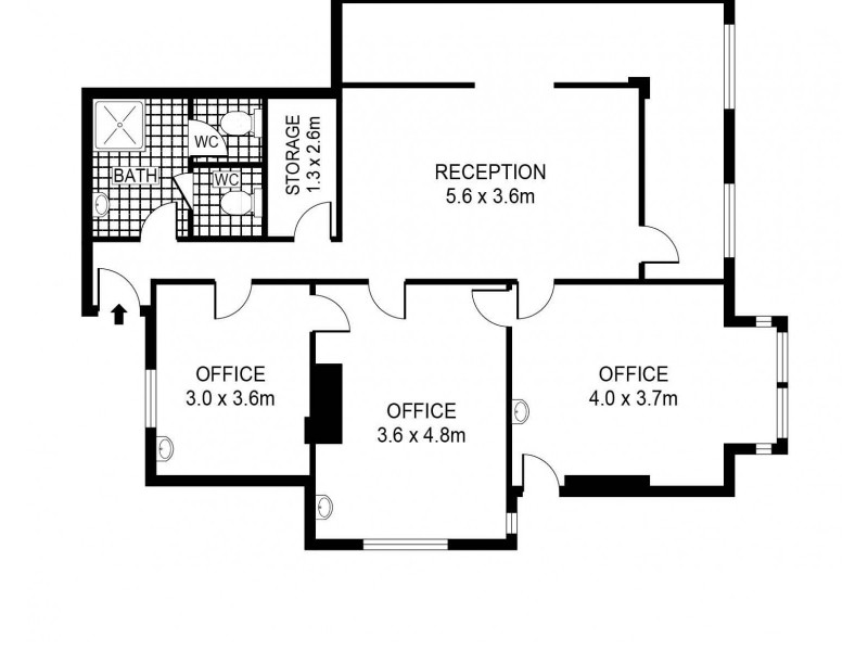2/405-407 Crown Street, Wollongong NSW 2500 Floorplan