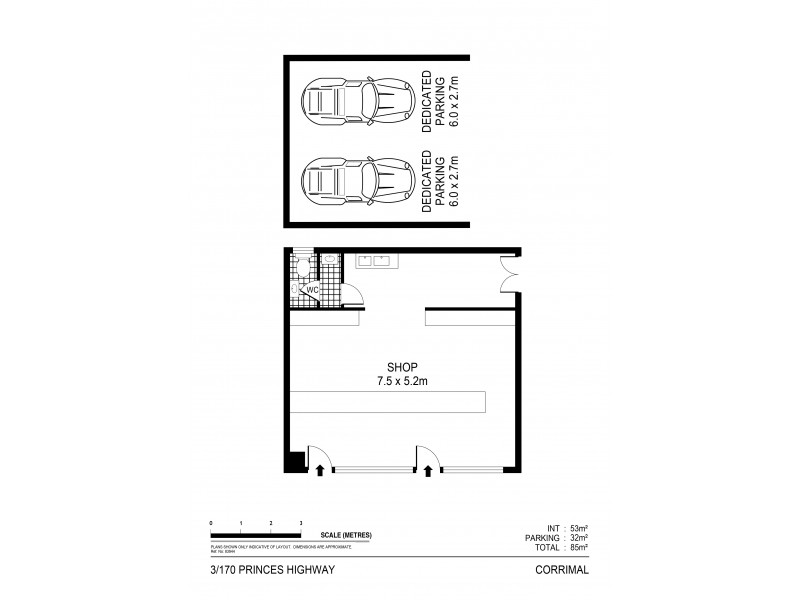 3/170 Princes Highway, Corrimal NSW 2518 Floorplan
