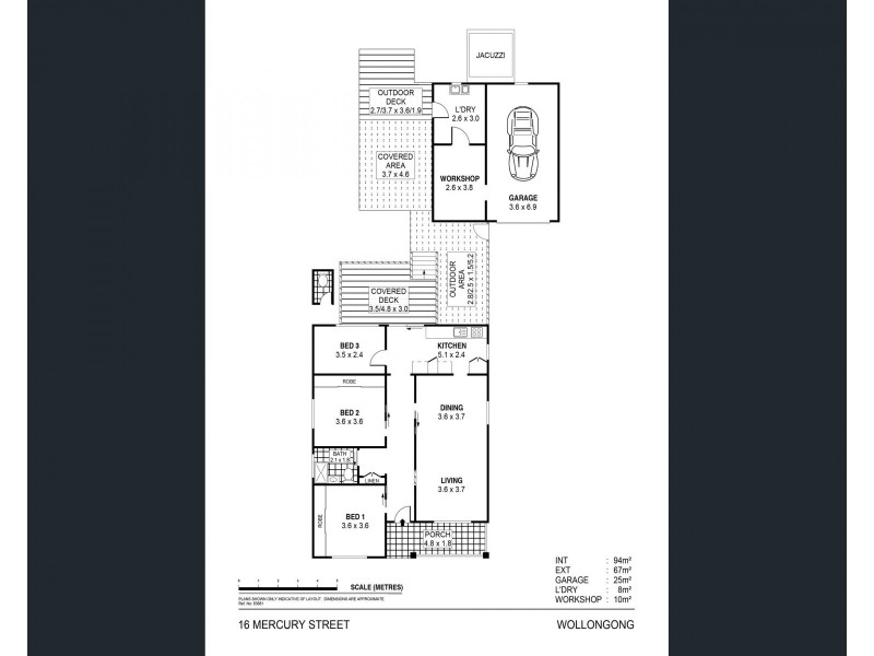 16 Mercury Street, Wollongong NSW 2500 Floorplan