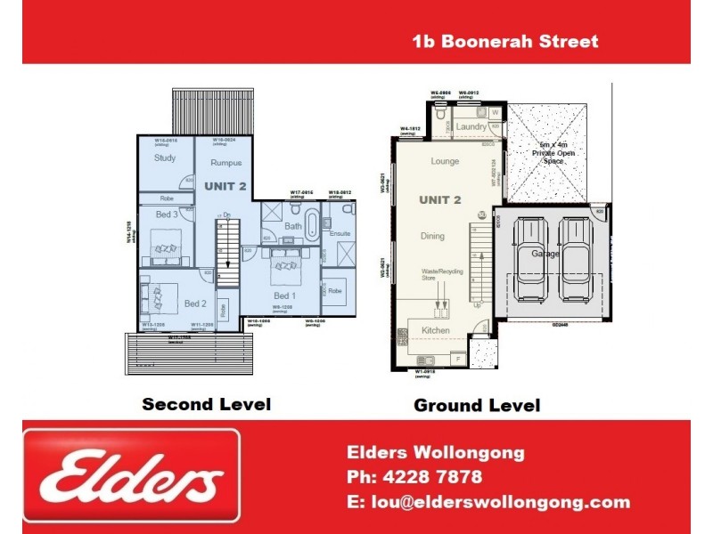 1b Boonerah Street, Albion Park Rail NSW 2527 Floorplan