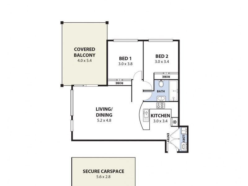 17/22 Victoria Street, Wollongong NSW 2500 Floorplan