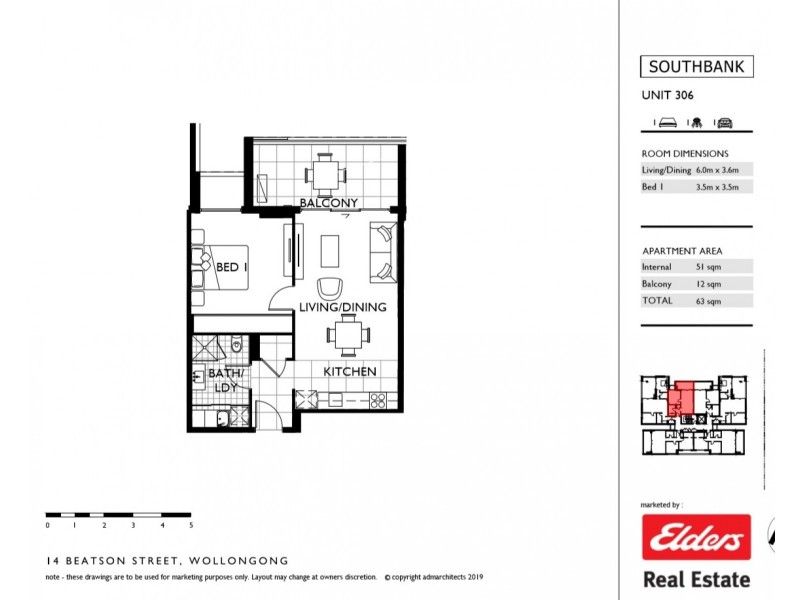 306/14 Beatson Street, Wollongong NSW 2500