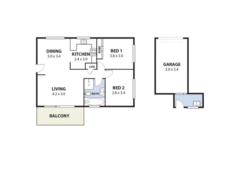 5/21 Blacket Street, North Wollongong NSW 2500 Floorplan