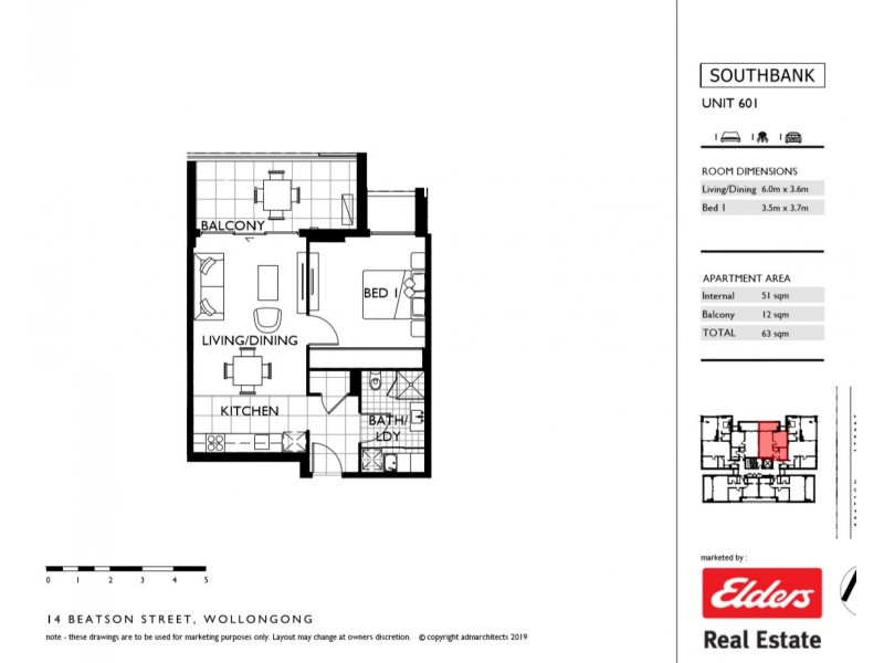 501/14 Beatson Street, Wollongong NSW 2500