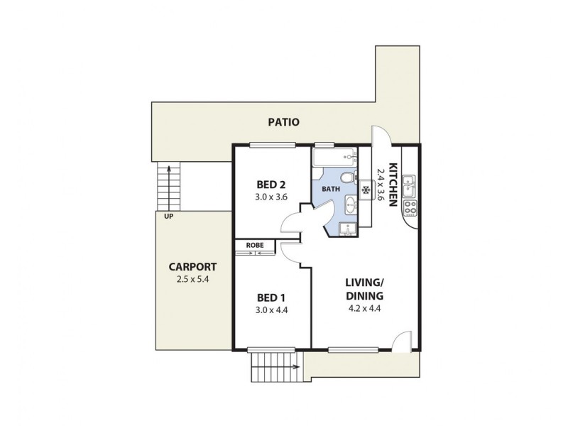 4/6 Dallas Street, Keiraville NSW 2500 Floorplan