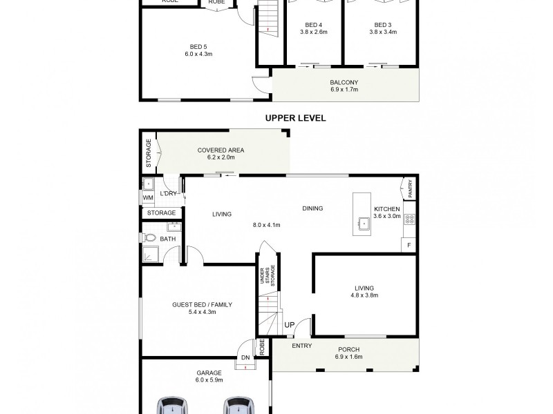 5 and 5a Fairy Street, Gwynneville NSW 2500 Floorplan