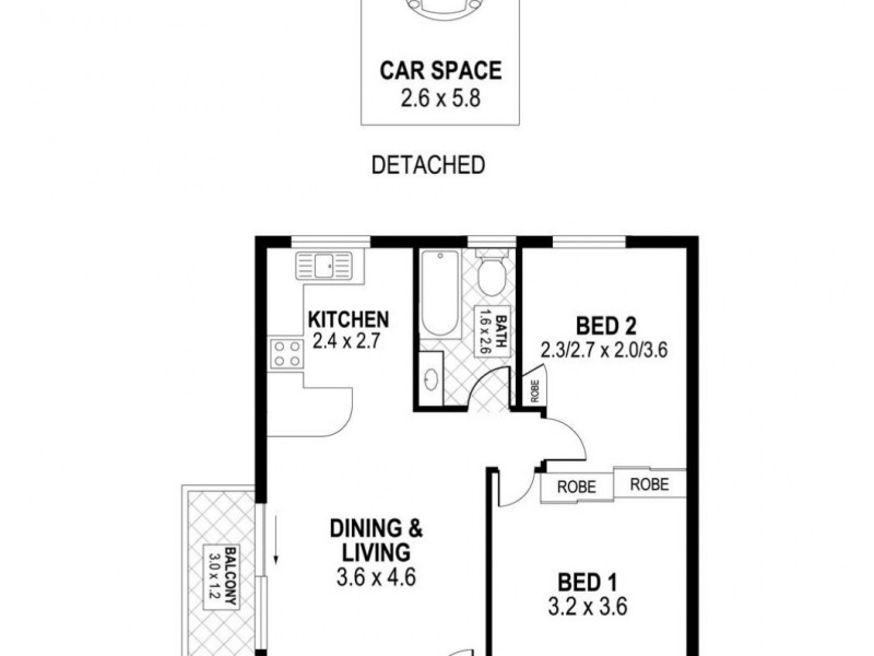 3/13 Zelang Avenue, Figtree NSW 2525 Floorplan