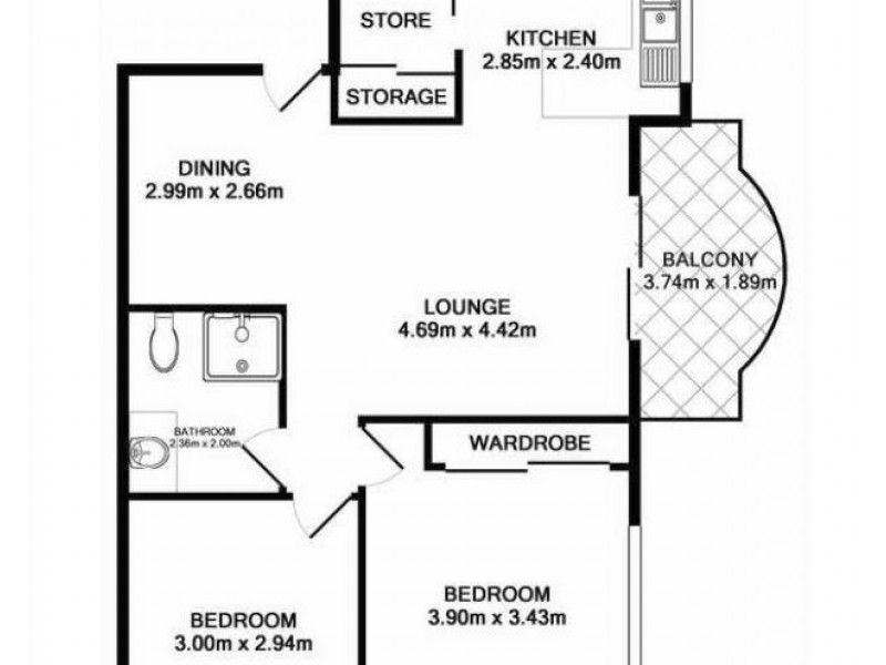 23/29 PARK ROAD, Corrimal NSW 2518 Floorplan