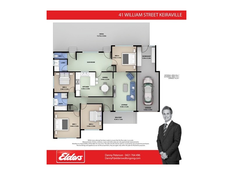 43 William Street, Keiraville NSW 2500 Floorplan