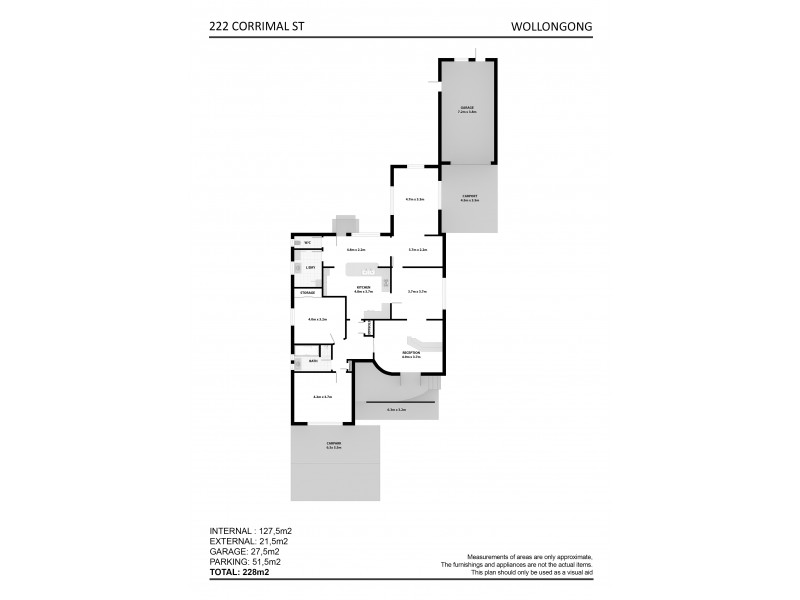 222 CORRIMAL STREET, Wollongong NSW 2500 Floorplan